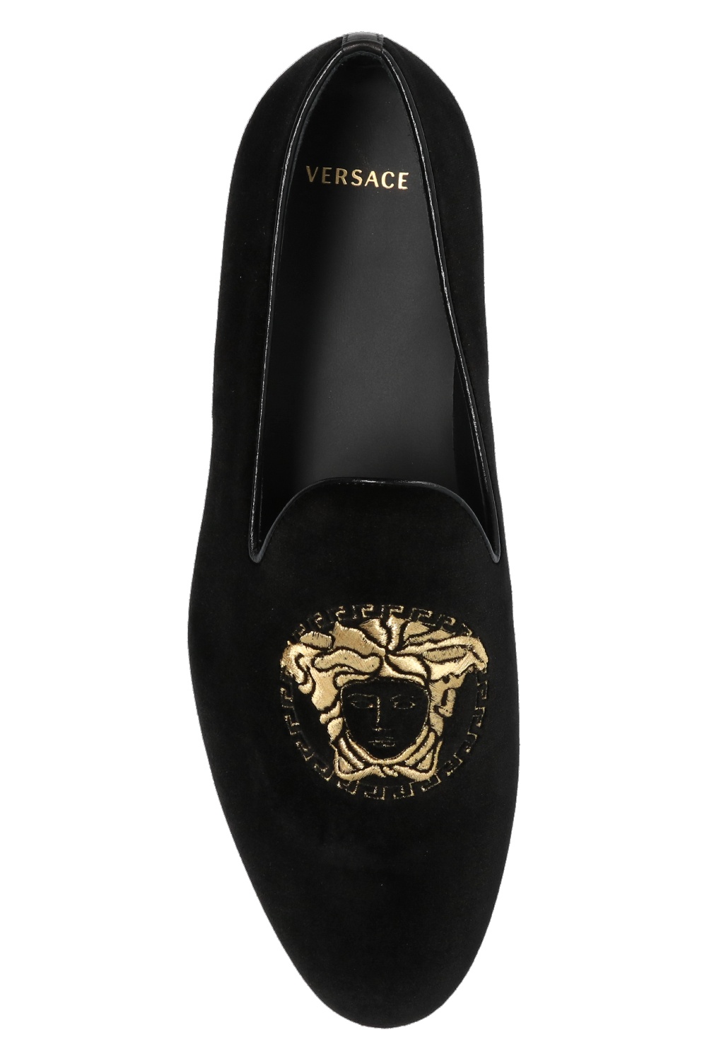 Versace best sale velvet loafers